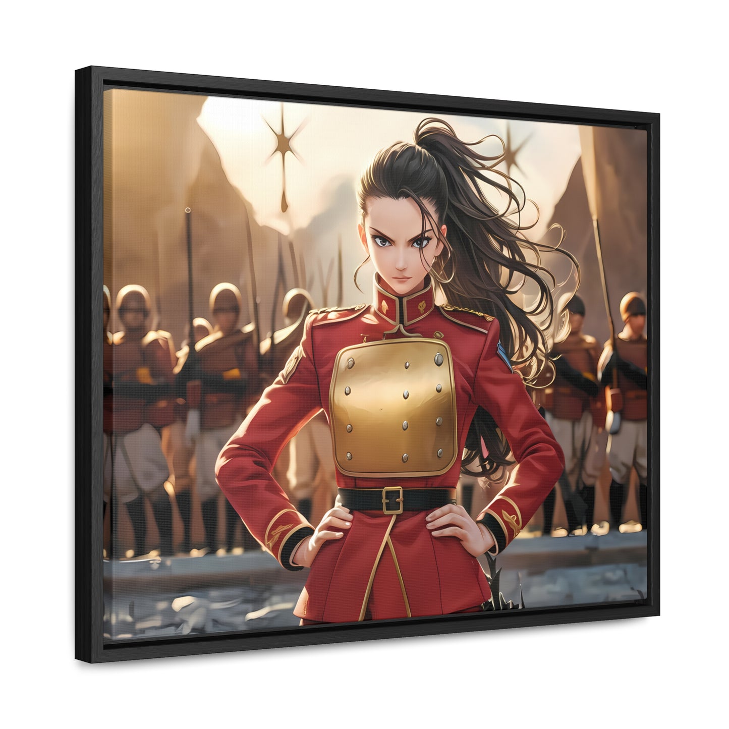 Commander of the Crimson Legion - Gallery Canvas Wraps, Horizontal Frame