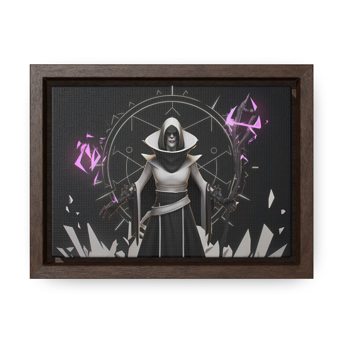 Veil of the Arcane Wraith - Gallery Canvas Wraps, Horizontal Frame