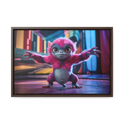 Cosmic Critter on the Dance Floor - Gallery Canvas Wraps, Horizontal Frame