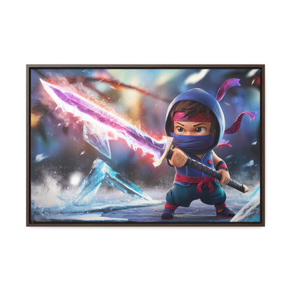 Blade of the Frozen Shadow - Gallery Canvas Wraps, Horizontal Frame