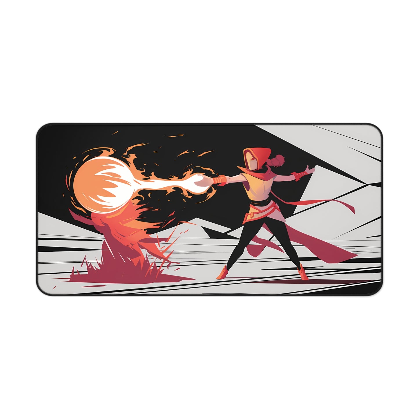 Geometric Pyromancer- Desk Mat