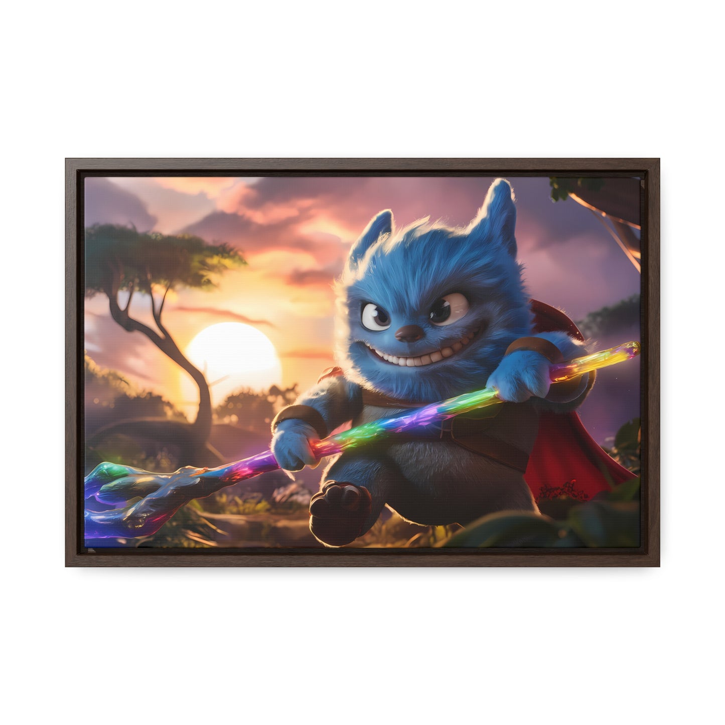 Guardian of the Enchanted Forest - Gallery Canvas Wraps, Horizontal Frame