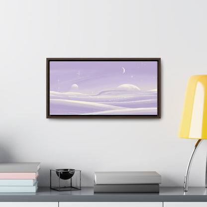 Ethereal Moonscape - Gallery Canvas Wraps, Horizontal Frame