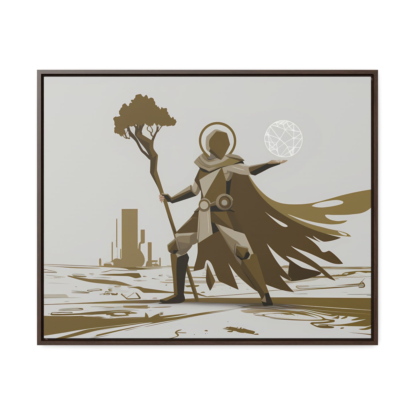 Guardian of the Wasteland - Gallery Canvas Wraps, Horizontal Frame