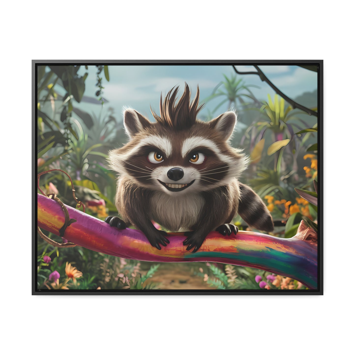 Jungle Mischief - Gallery Canvas Wraps, Horizontal Frame