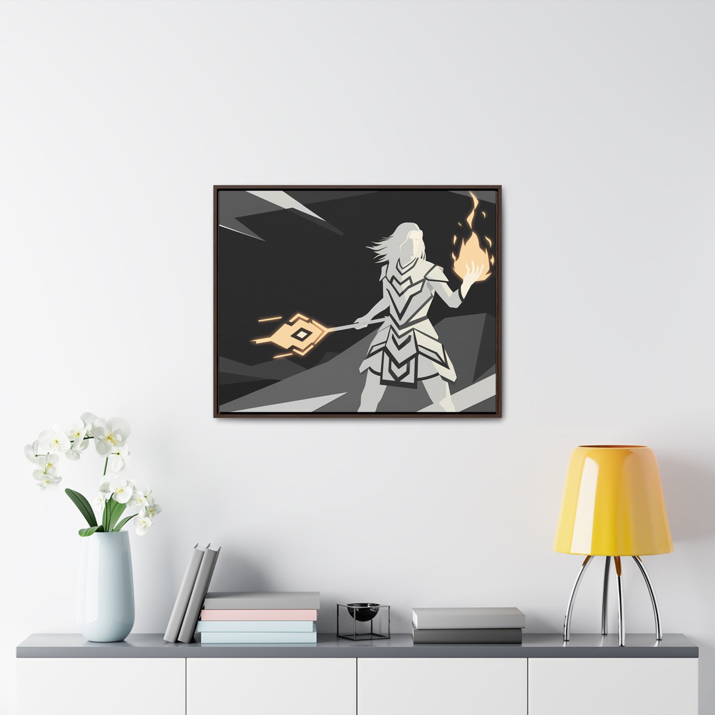 Ethereal Flamebearer - Gallery Canvas Wraps, Horizontal Frame