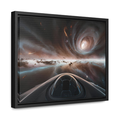 Journey Through the Celestial Abyss - Gallery Canvas Wraps, Horizontal Frame