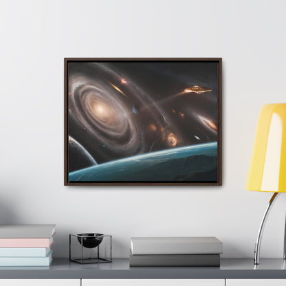 Galactic Odyssey - Gallery Canvas Wraps, Horizontal Frame