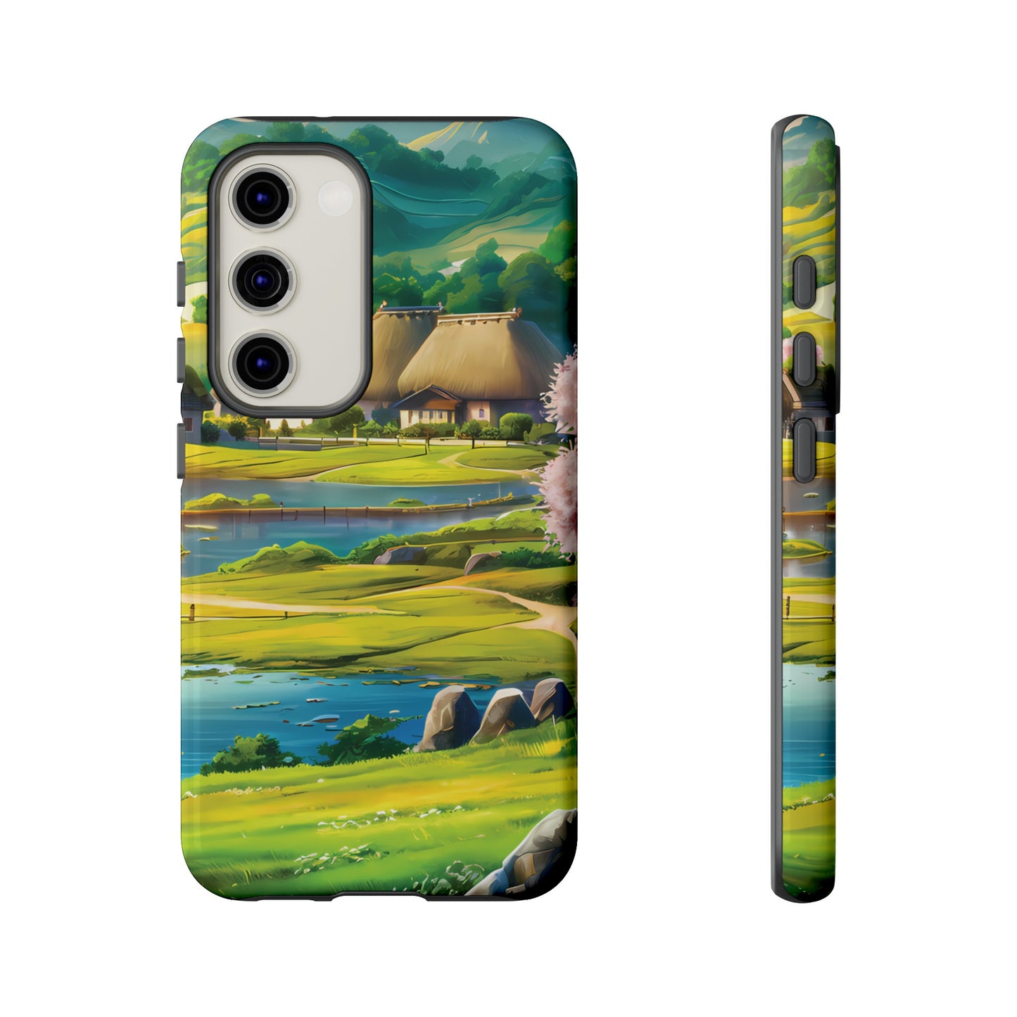 Idyllic Anime Village - Smartphone Tough Cases