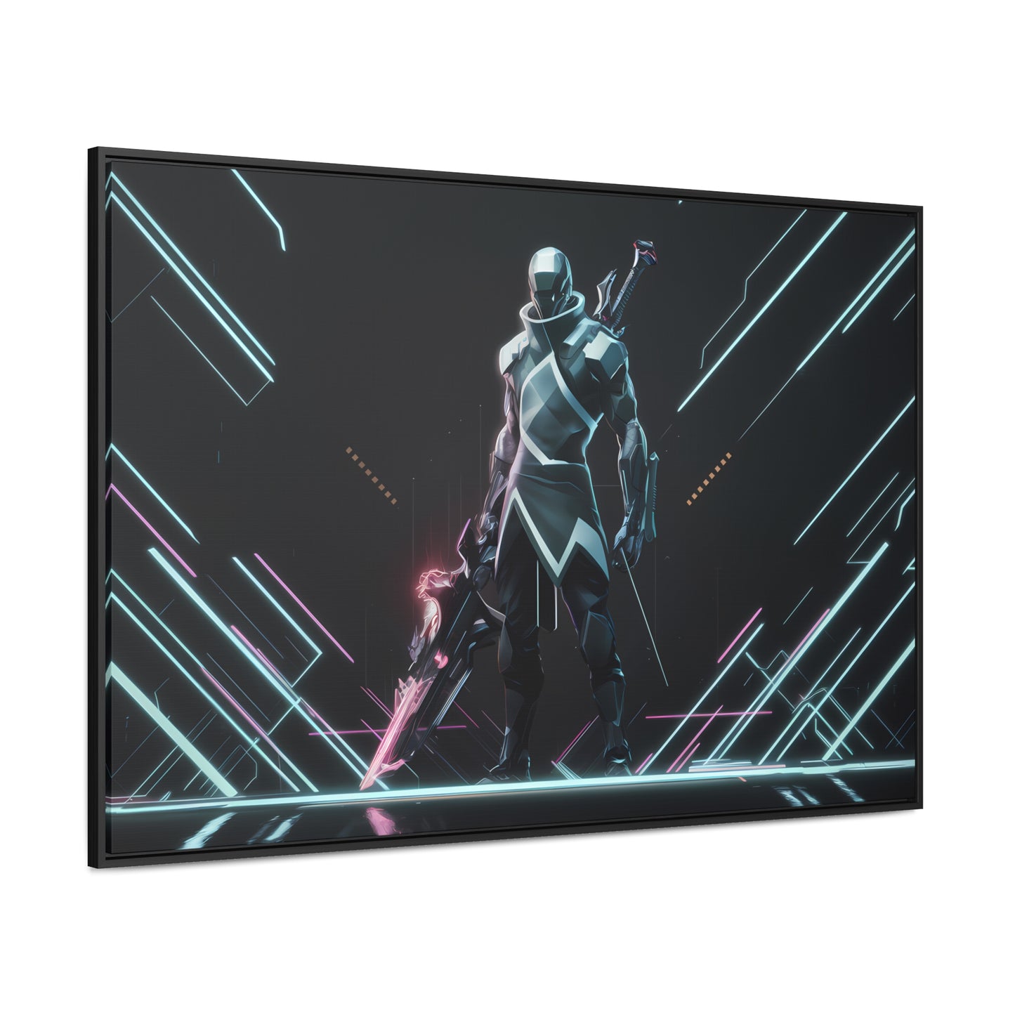 Cybernetic Vanguard - Gallery Canvas Wraps, Horizontal Frame