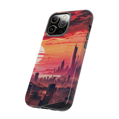 Anime City at Dawn - Smartphone Tough Cases