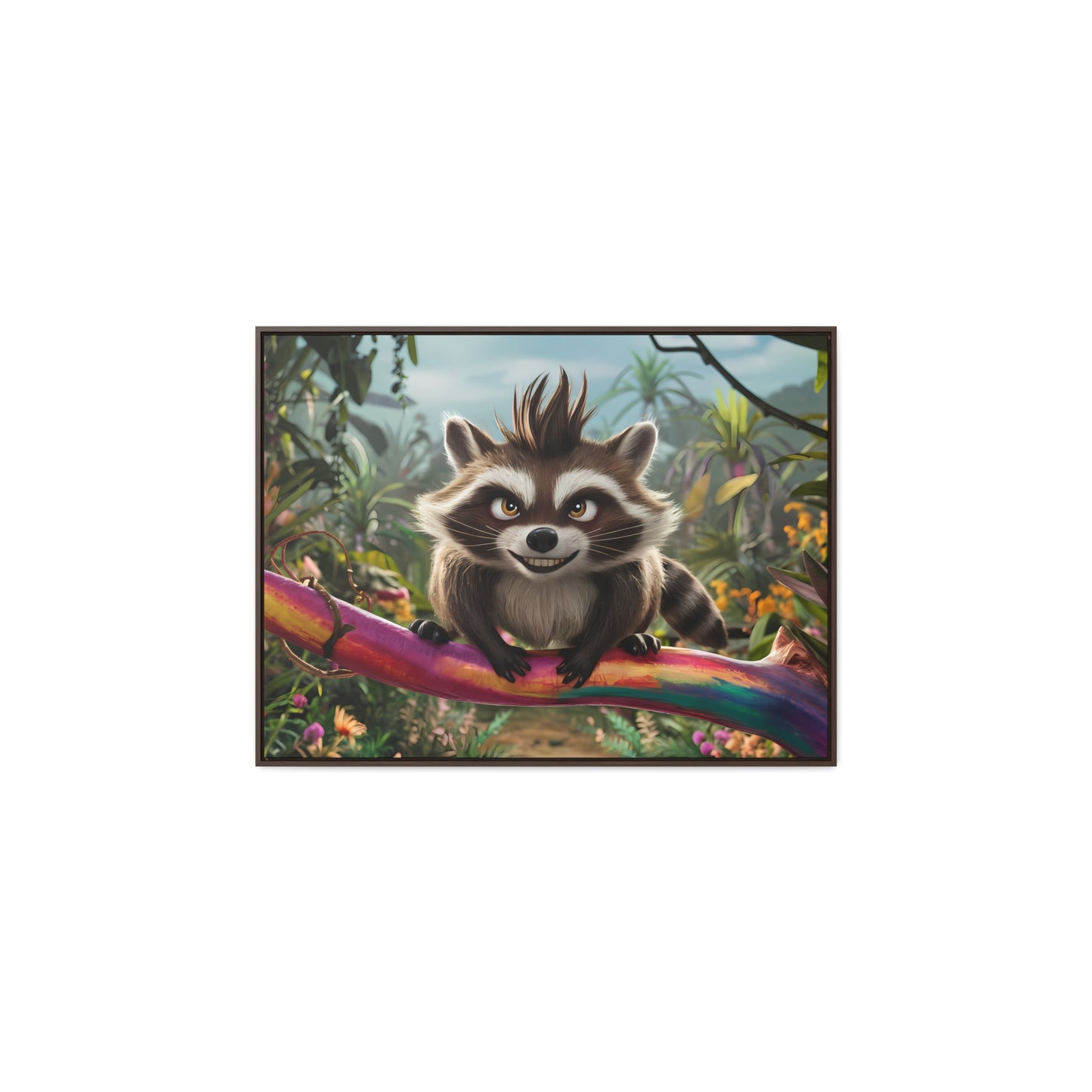 Jungle Mischief - Gallery Canvas Wraps, Horizontal Frame