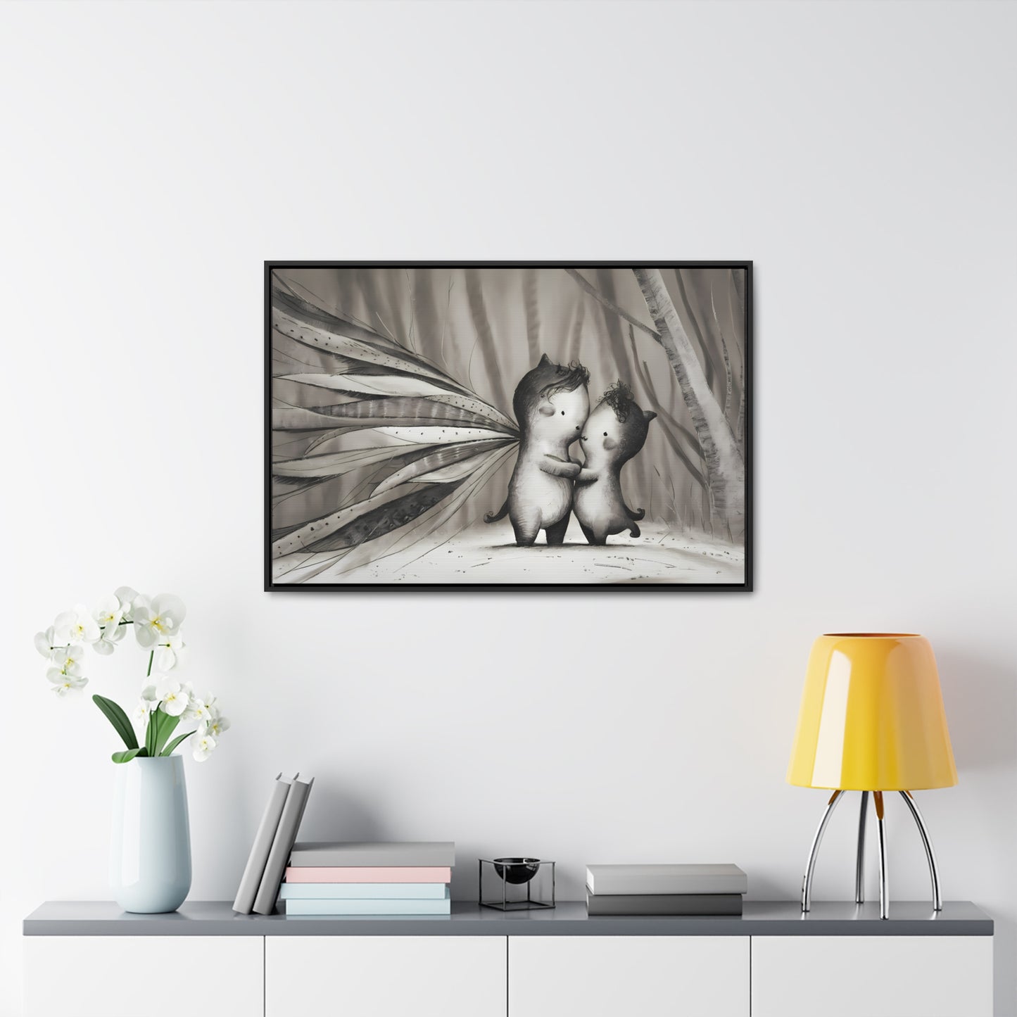 Whispers of the Forest - Gallery Canvas Wraps, Horizontal Frame