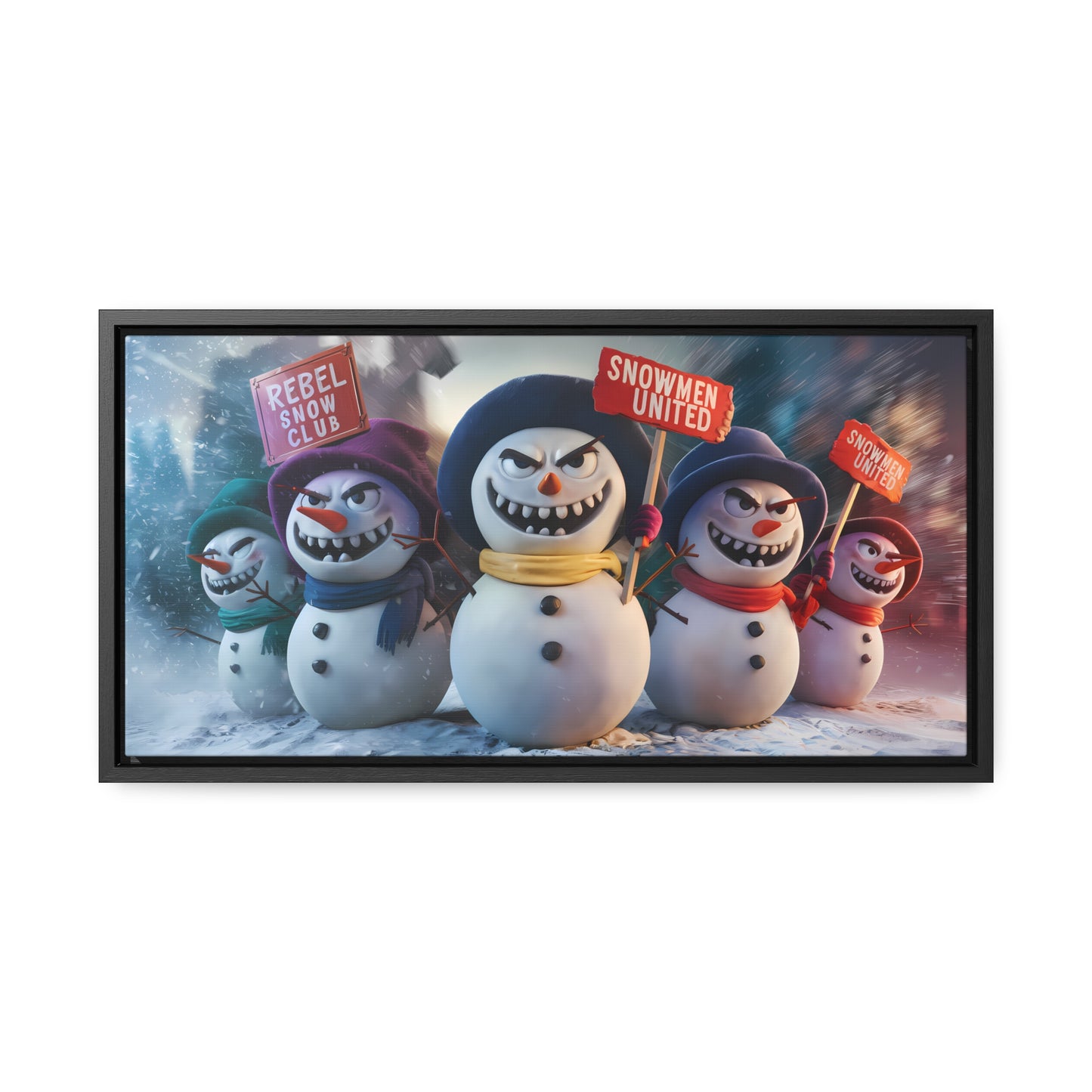 Frosty Revolt - Gallery Canvas Wraps, Horizontal Frame