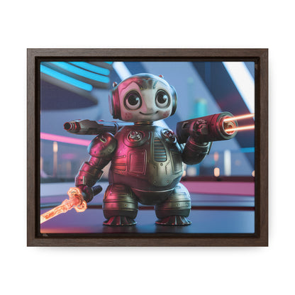 Galactic Guardian Bot - Gallery Canvas Wraps, Horizontal Frame