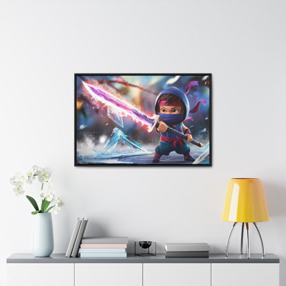 Blade of the Frozen Shadow - Gallery Canvas Wraps, Horizontal Frame