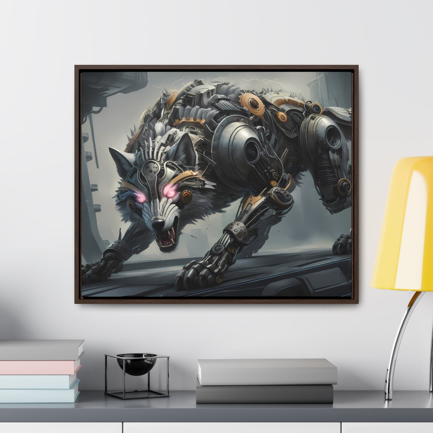 Cybernetic Alpha - Gallery Canvas Wraps, Horizontal Frame