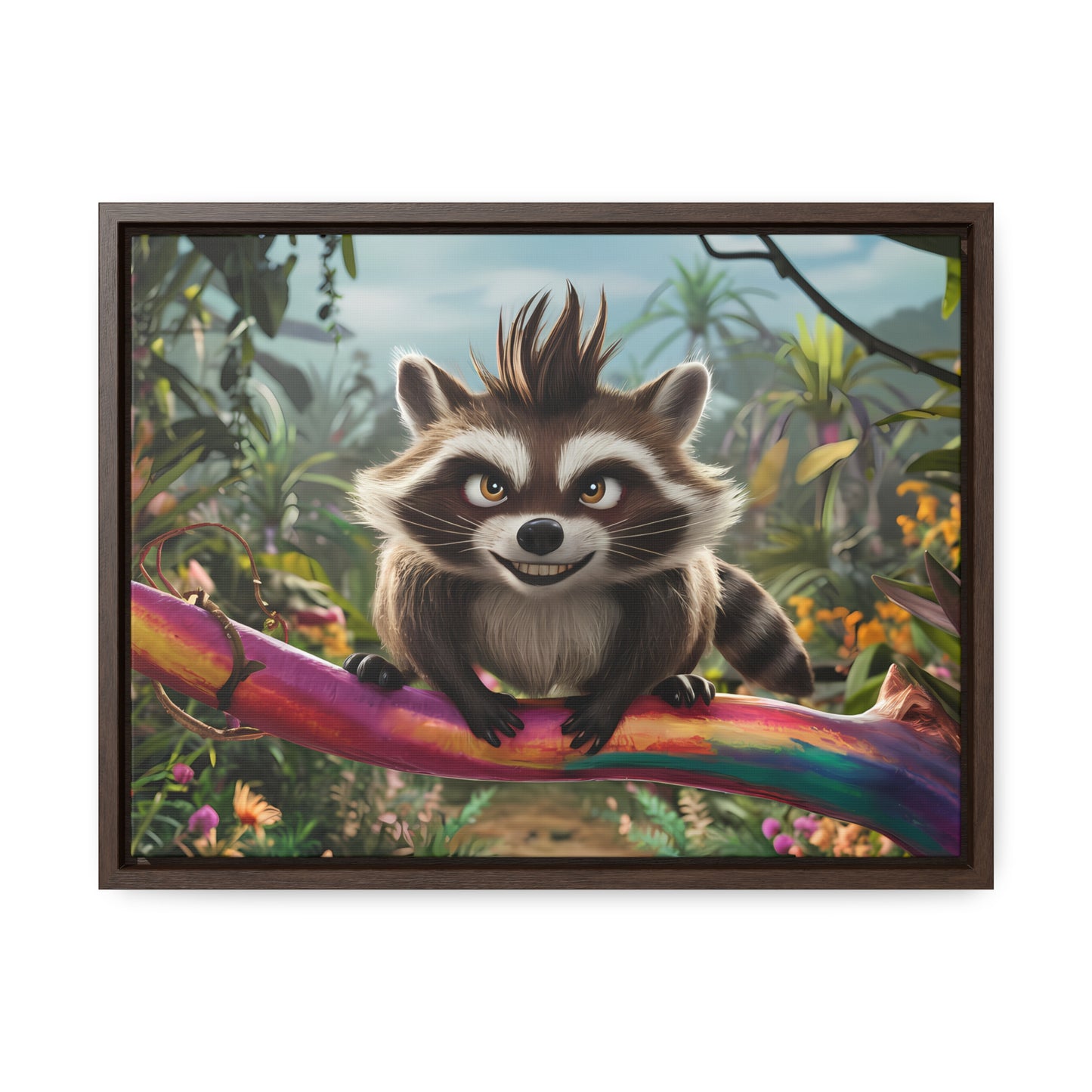 Jungle Mischief - Gallery Canvas Wraps, Horizontal Frame