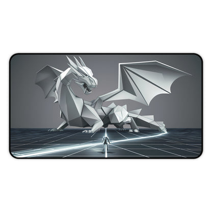 "Cyber Dragon Confrontation" - Desk Mat