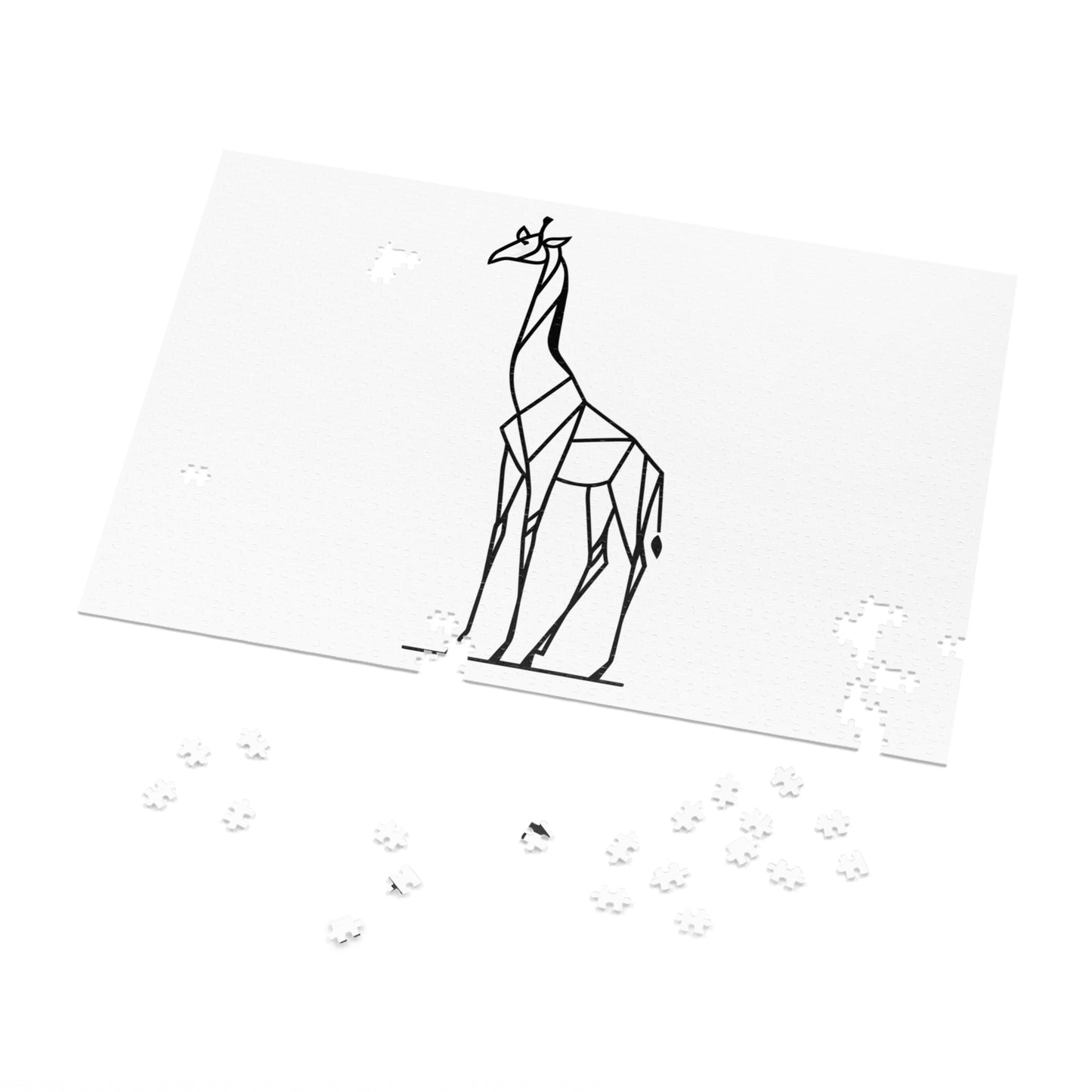 Geometric Giraffe - Jigsaw Puzzle (30, 110, 252, 500,1000-Piece)