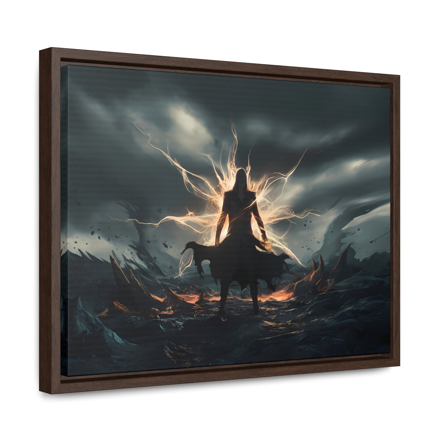 Eclipse of the Dark Conqueror - Gallery Canvas Wraps, Horizontal Frame