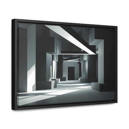 Echoes of Geometry - Gallery Canvas Wraps, Horizontal Frame