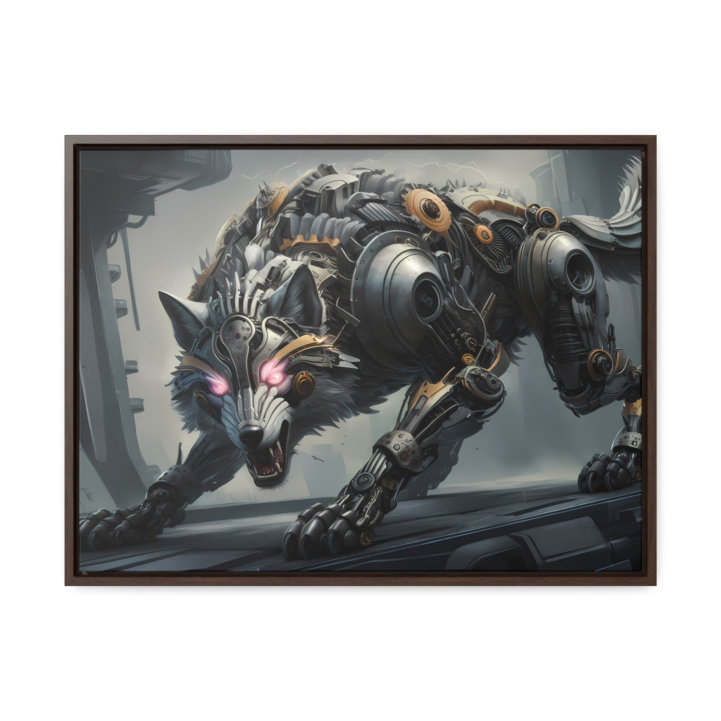 Cybernetic Alpha - Gallery Canvas Wraps, Horizontal Frame