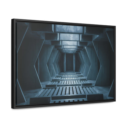 Echoes of the Forgotten Passage - Gallery Canvas Wraps, Horizontal Frame