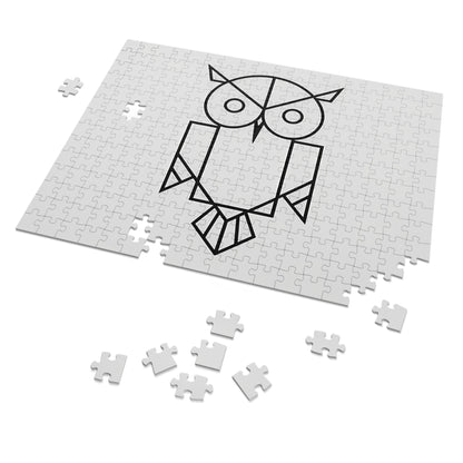 Geometric Owl Puzzle - Jigsaw Puzzle (30, 110, 252, 500,1000-Piece)