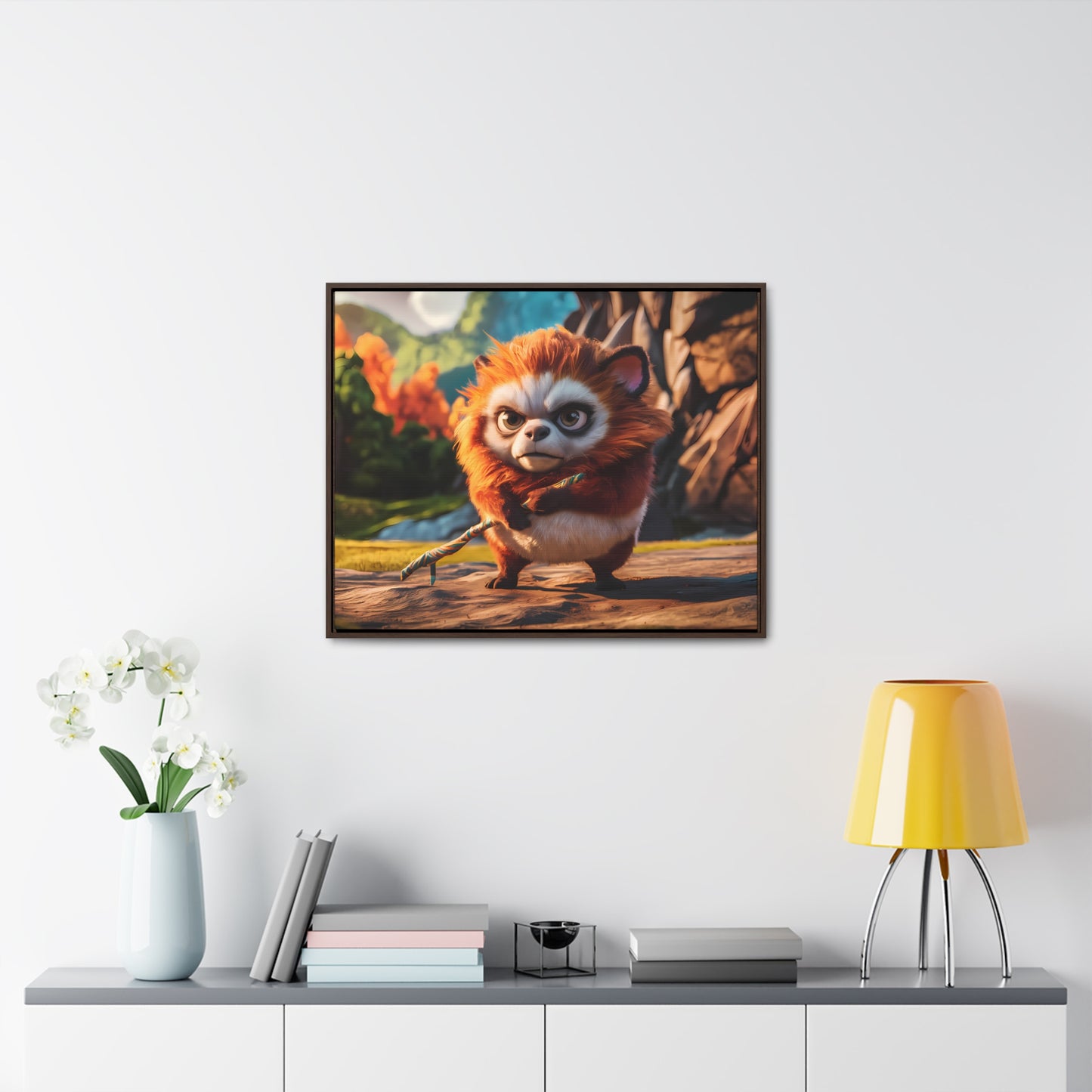 Guardian of the Enchanted Forest - Gallery Canvas Wraps, Horizontal Frame