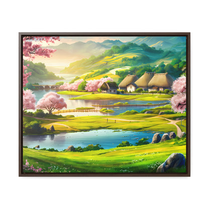 Serenity in Spring Meadows - Gallery Canvas Wraps, Horizontal Frame