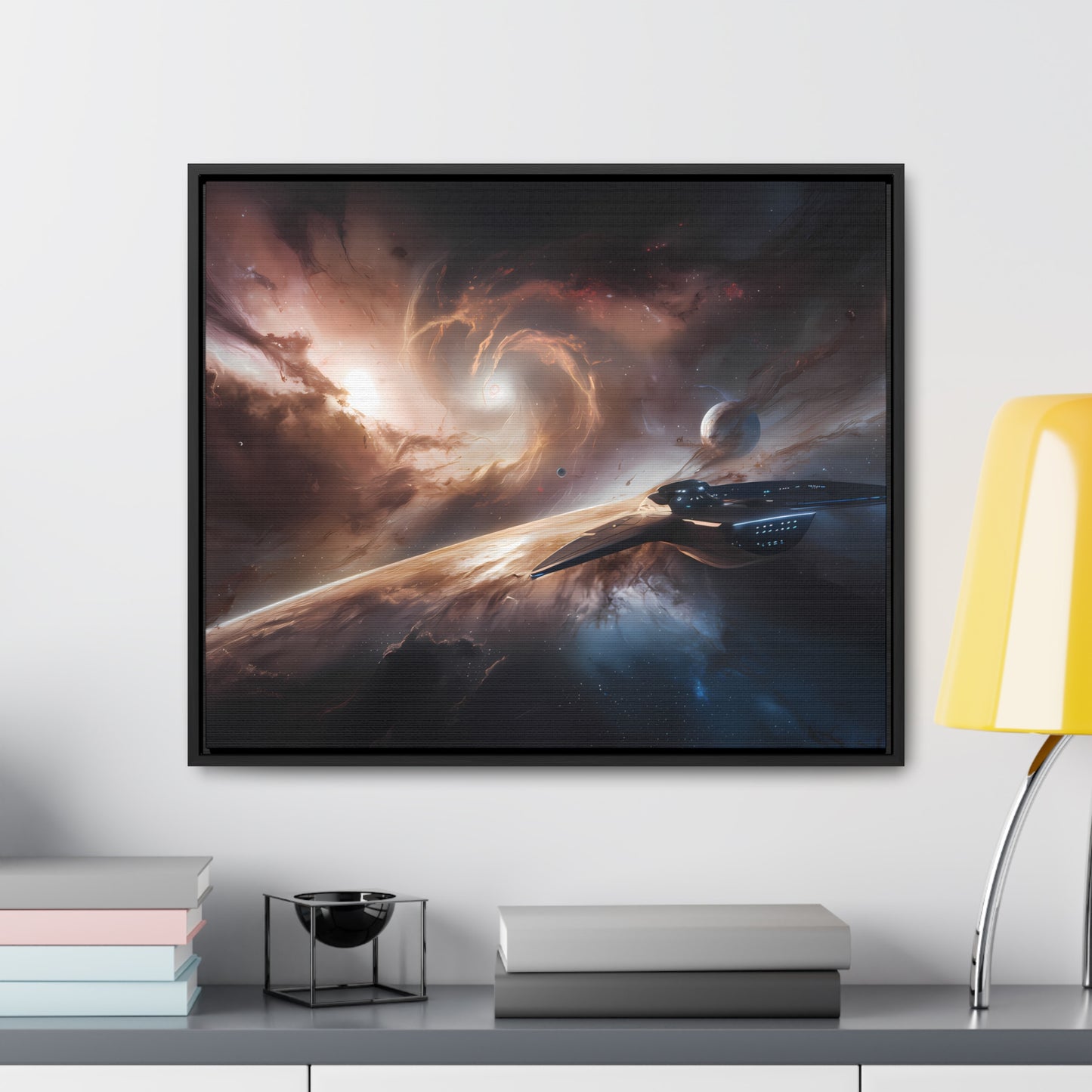 Voyage Through the Maelstrom of Stars - Gallery Canvas Wraps, Horizontal Frame