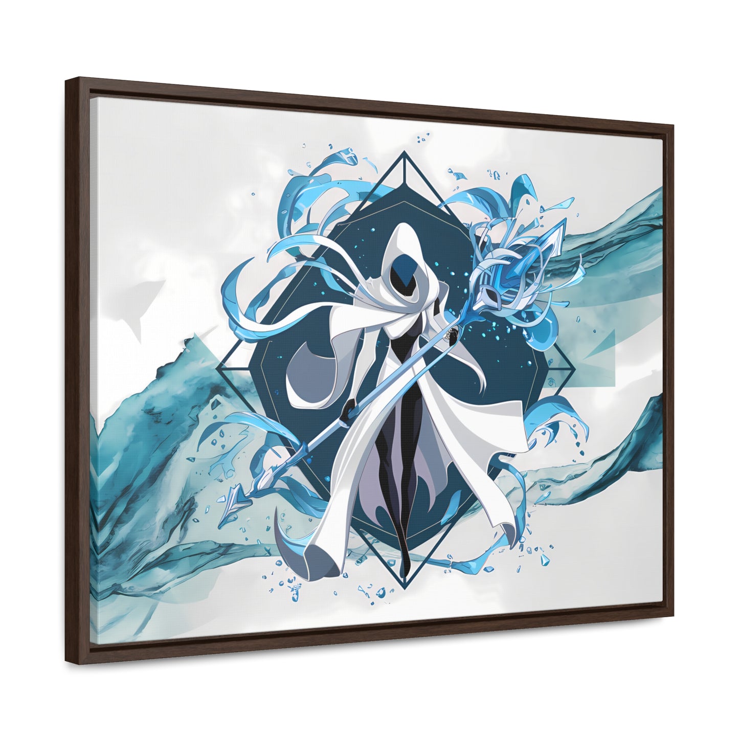 Ethereal Sentinel of the Tides - Gallery Canvas Wraps, Horizontal Frame