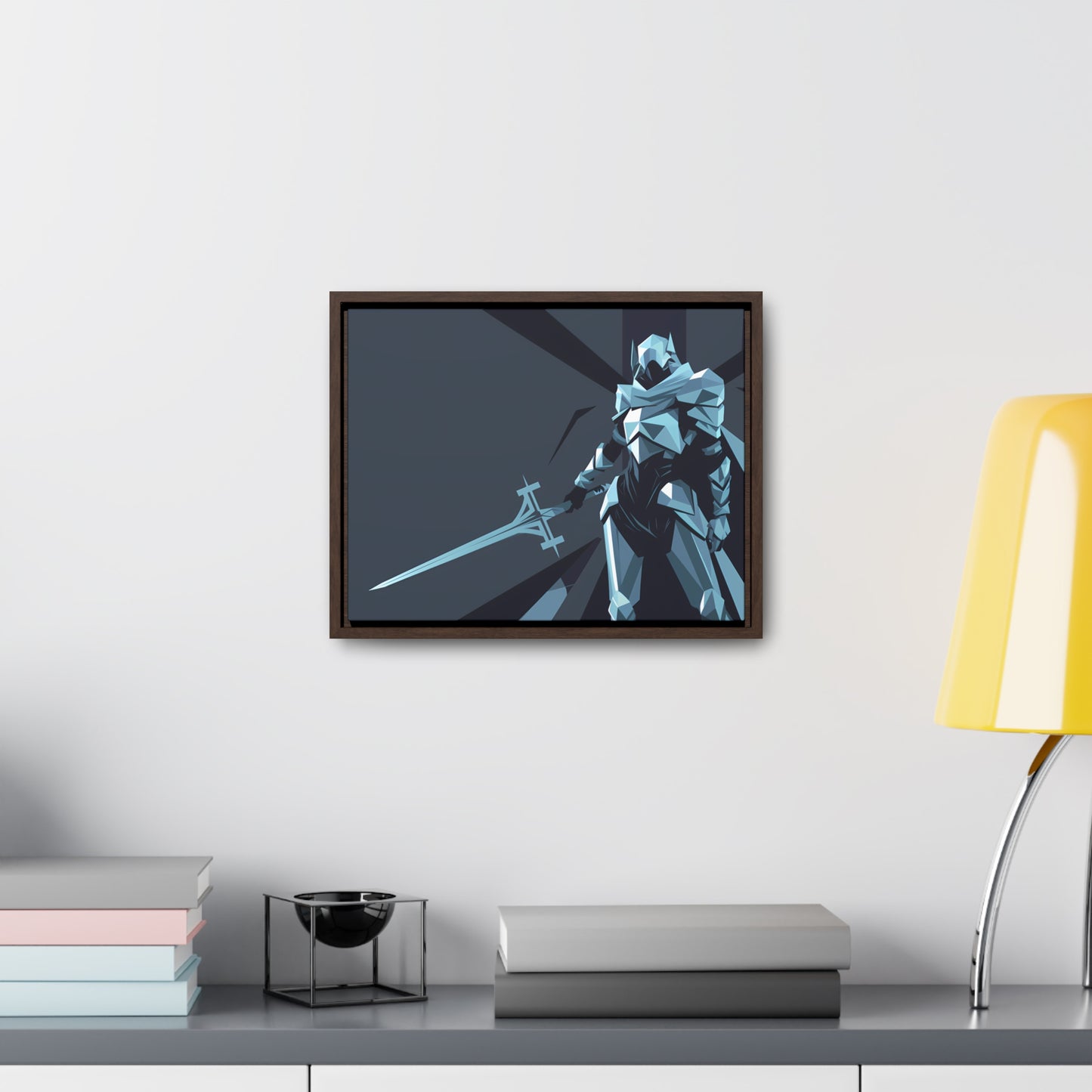 Knight of the Shattered Realm - Gallery Canvas Wraps, Horizontal Frame