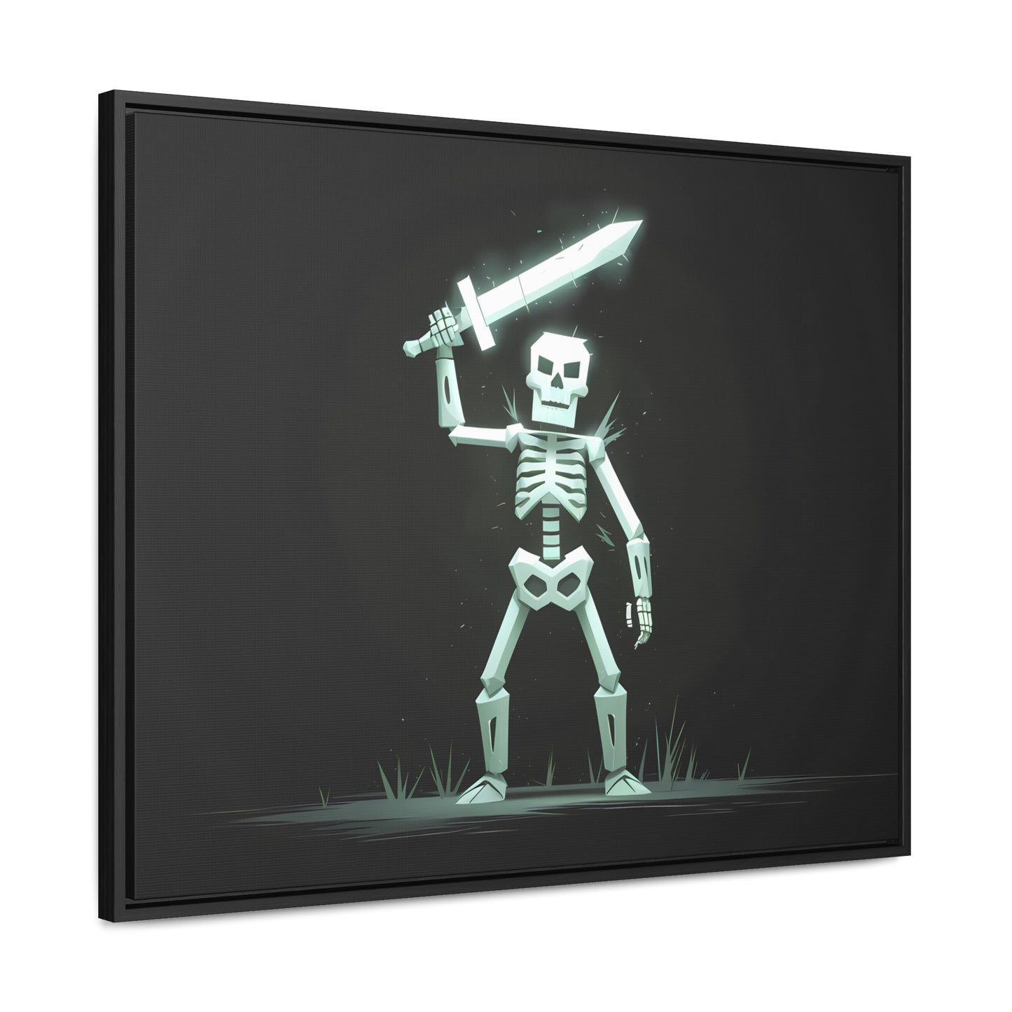 Rise of the Skeleton Warrior - Gallery Canvas Wraps, Horizontal Frame