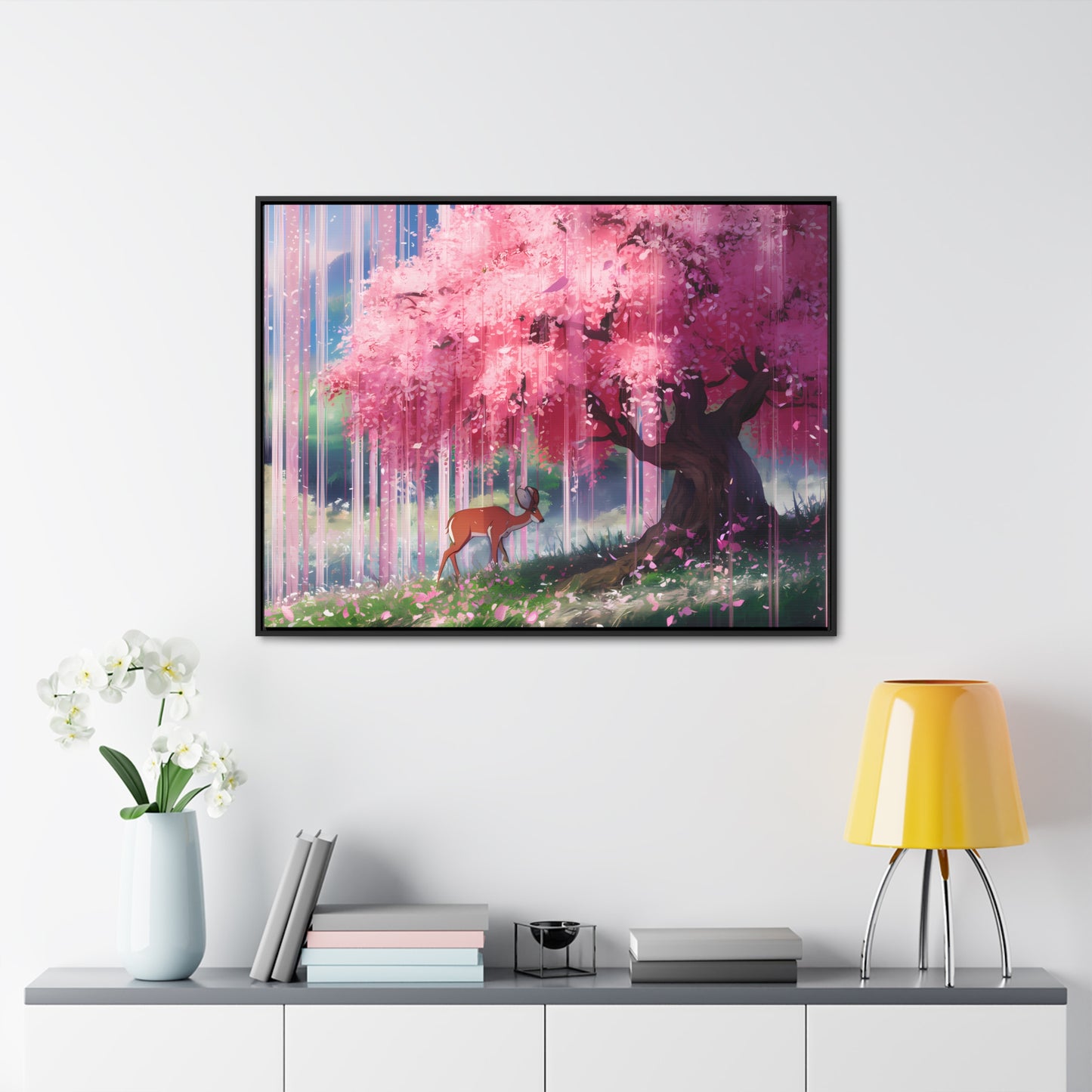 Beneath the Blossoming Canopy - Gallery Canvas Wraps, Horizontal Frame