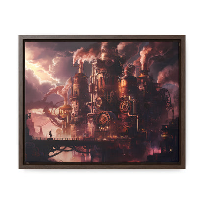 Industrial Twilight - Gallery Canvas Wraps, Horizontal Frame