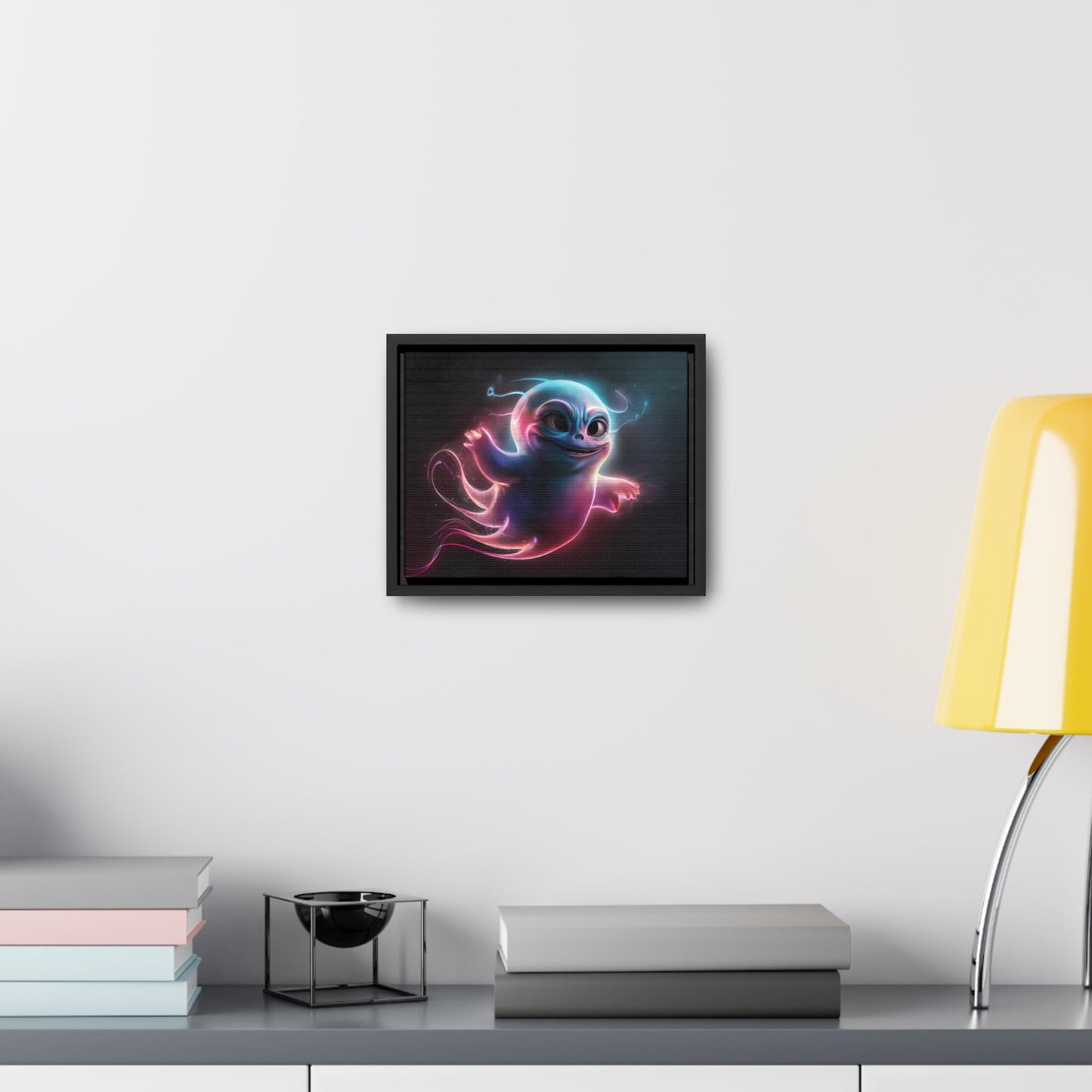 Neon Ghostling - Gallery Canvas Wraps, Horizontal Frame