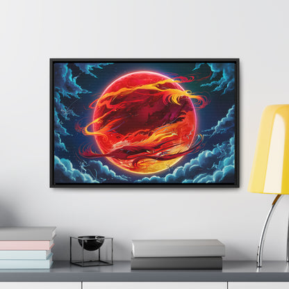 Eclipse of the Eternal Phoenix - Gallery Canvas Wraps, Horizontal Frame