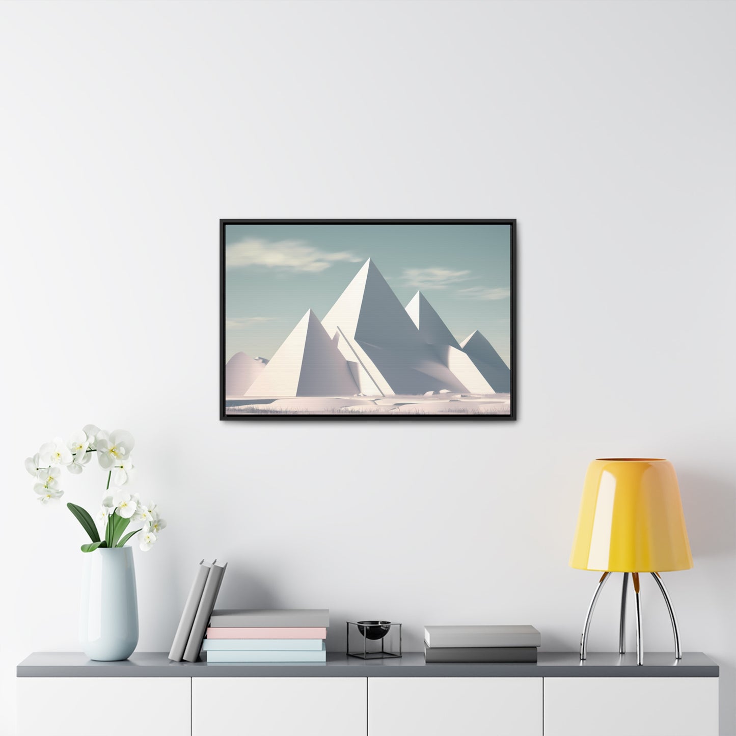 Monolith Peaks - Gallery Canvas Wraps, Horizontal Frame