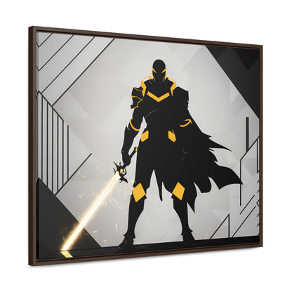 The Sentinel of Shadows - Gallery Canvas Wraps, Horizontal Frame