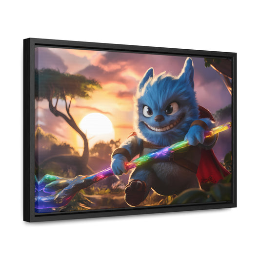 Guardian of the Enchanted Forest - Gallery Canvas Wraps, Horizontal Frame