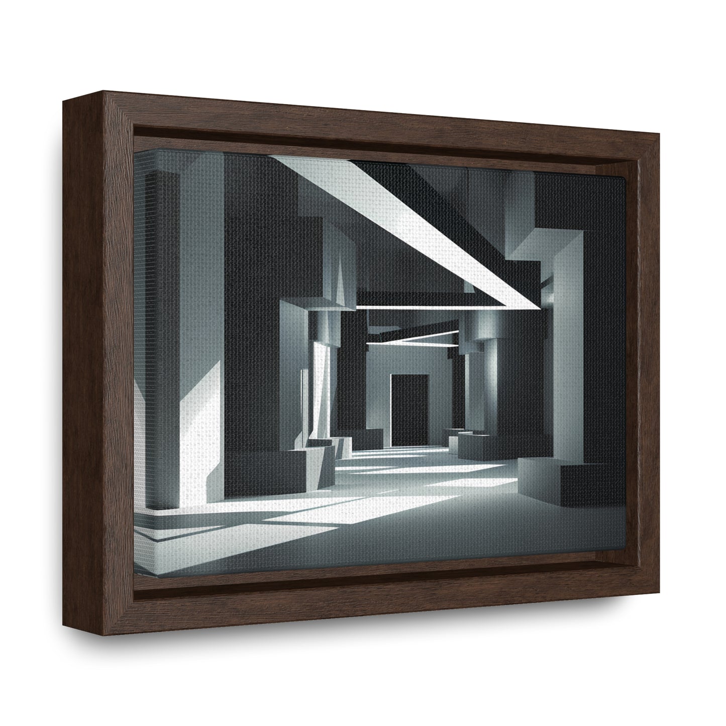 Echoes of Geometry - Gallery Canvas Wraps, Horizontal Frame