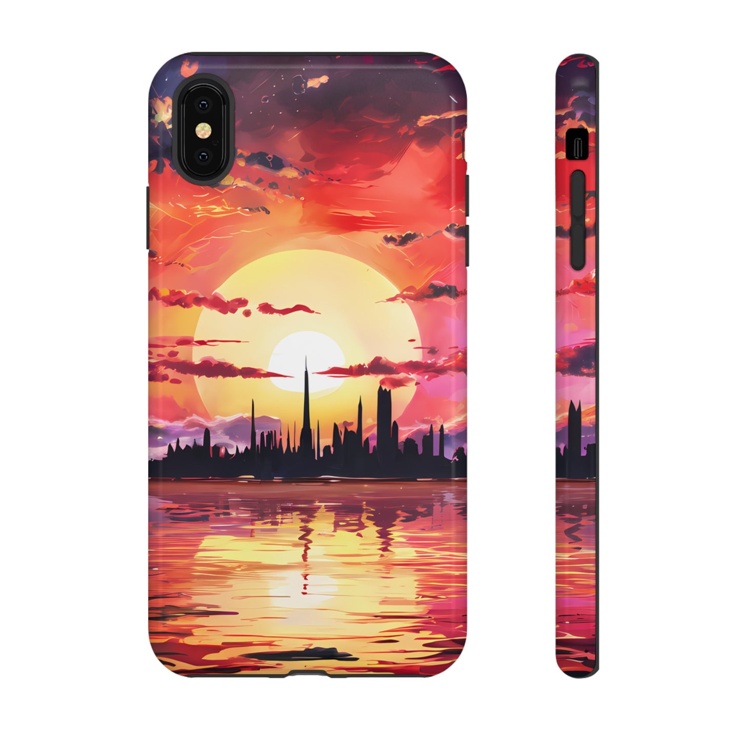 Anime Island City - Smartphone Tough Cases