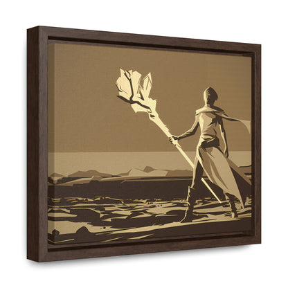 Wanderer of the Desolate Lands - Gallery Canvas Wraps, Horizontal Frame