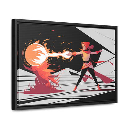 Conjuring the Firestorm - Gallery Canvas Wraps, Horizontal Frame