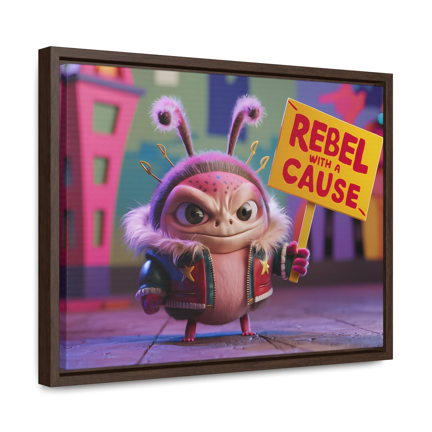 Rebel with a Cause - Gallery Canvas Wraps, Horizontal Frame