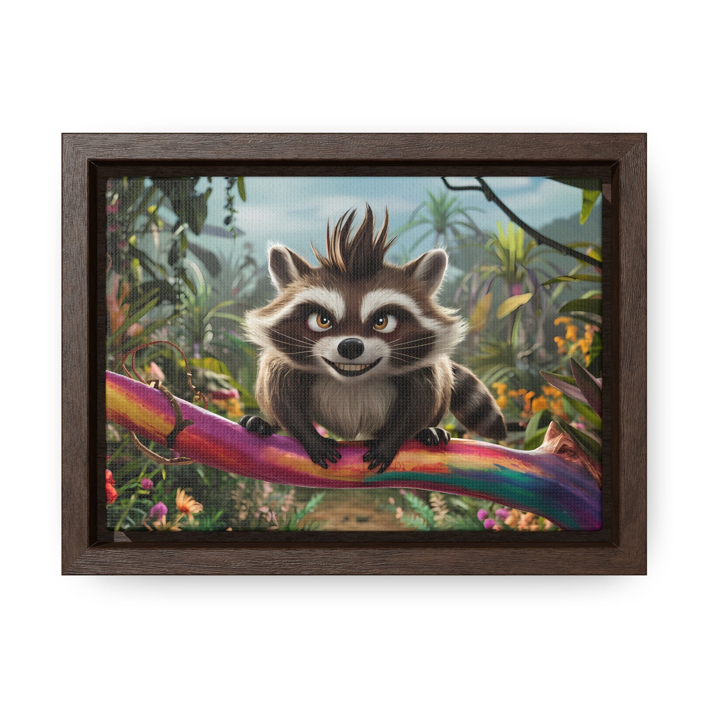 Jungle Mischief - Gallery Canvas Wraps, Horizontal Frame