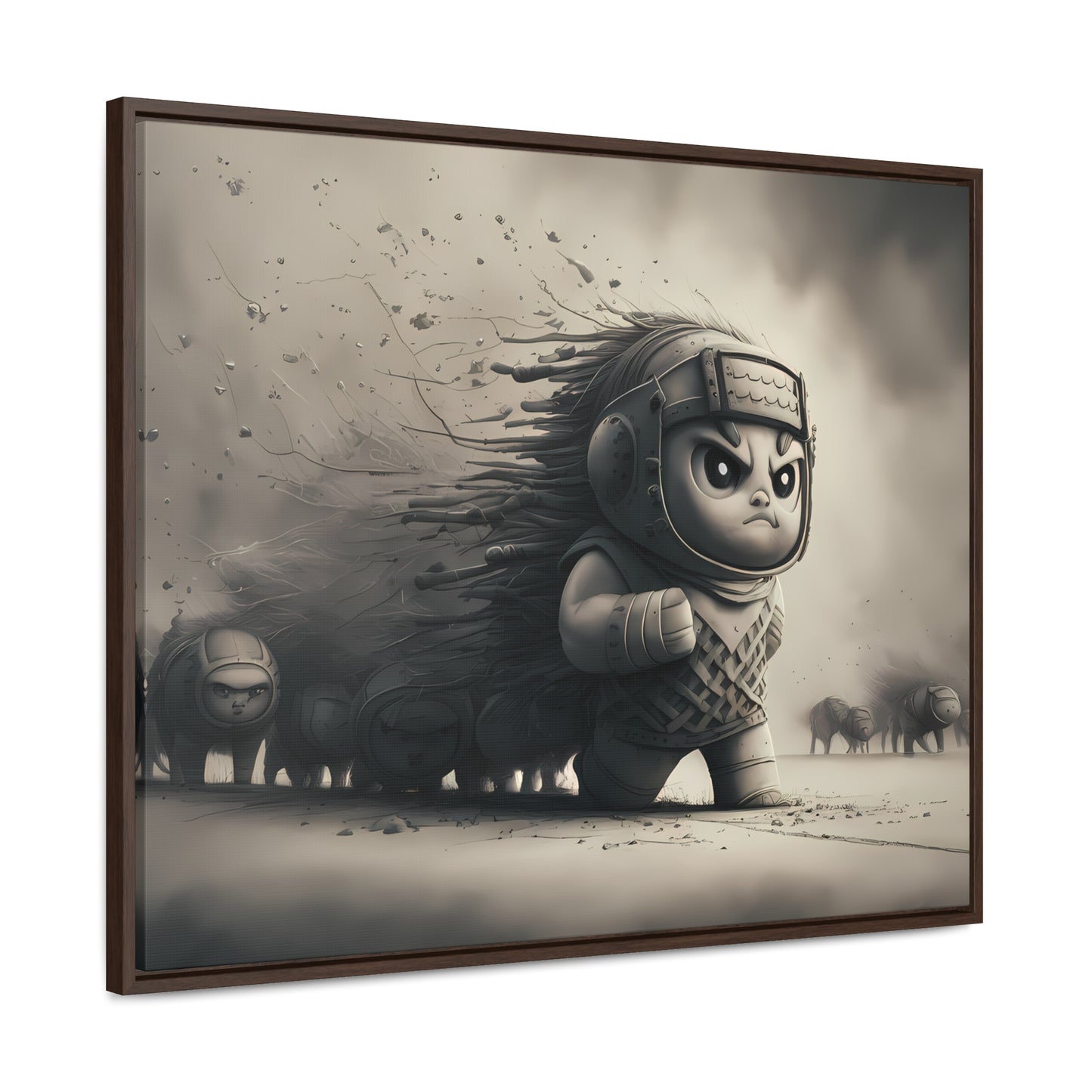 March of the Determined - Gallery Canvas Wraps, Horizontal Frame