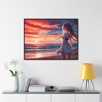 Sunset Reverie - Gallery Canvas Wraps, Horizontal Frame